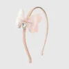 Sweet Wink-hoofdband met hartjesbedeltje en glitter strik