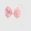 Sweet Wink mooie parel-tule strikhaarband