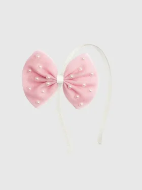 Sweet Wink mooie parel-tule strikhaarband