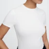 T-shirt-body met strakke jersey en string