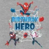 T-shirt met afbeelding ‘Spiderman Birthday Hero’ voor peuters