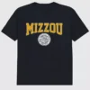 T-shirt met afbeelding van het universiteitswapen van de University of Missouri