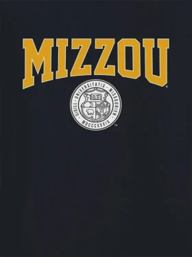 T-shirt met afbeelding van het universiteitswapen van de University of Missouri