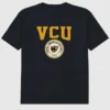 T-shirt met afbeelding van het universiteitswapen van Virginia Commonwealth University