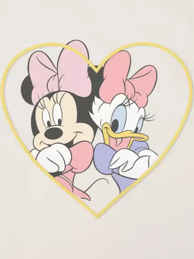 T-shirt met afbeelding van Minnie en Daisy als beste vriendinnen voor peuters