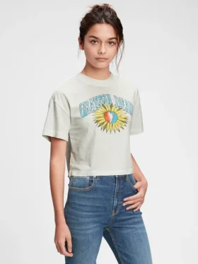 T-shirt met bandafbeelding voor tieners