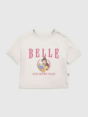 T-shirt met 'Belle' -print voor peuters