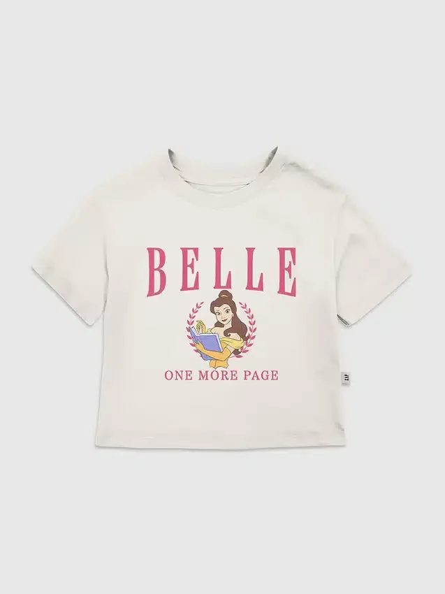 T-shirt met 'Belle' -print voor peuters