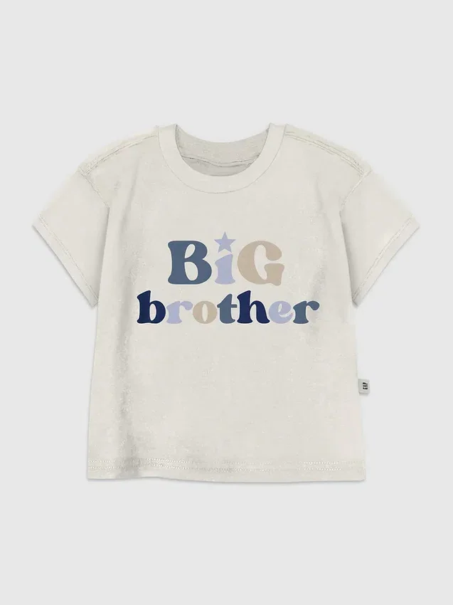 T-shirt met ‘Big Brother’-afbeelding voor peuters