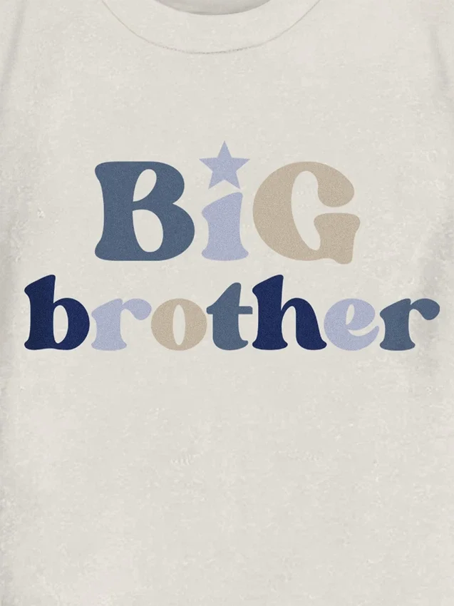 T-shirt met ‘Big Brother’-afbeelding voor peuters