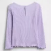 T-shirt met borduursels en ribboord voor Baby & Peuter