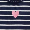 T-shirt met borduursels en ribboord voor Baby & Peuter