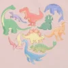 T-shirt met Dino Hearts-afbeelding voor peuters