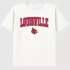 T-shirt met donkere afbeelding van het Arch Logo van de University of Louisville