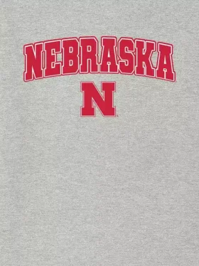 T-shirt met donkere afbeelding van het Arch Logo van de University of Nebraska