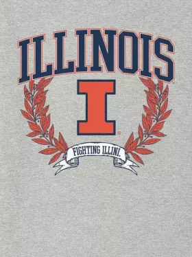 T-shirt met donkere ‘Laurels’-afbeelding van de University of Illinois