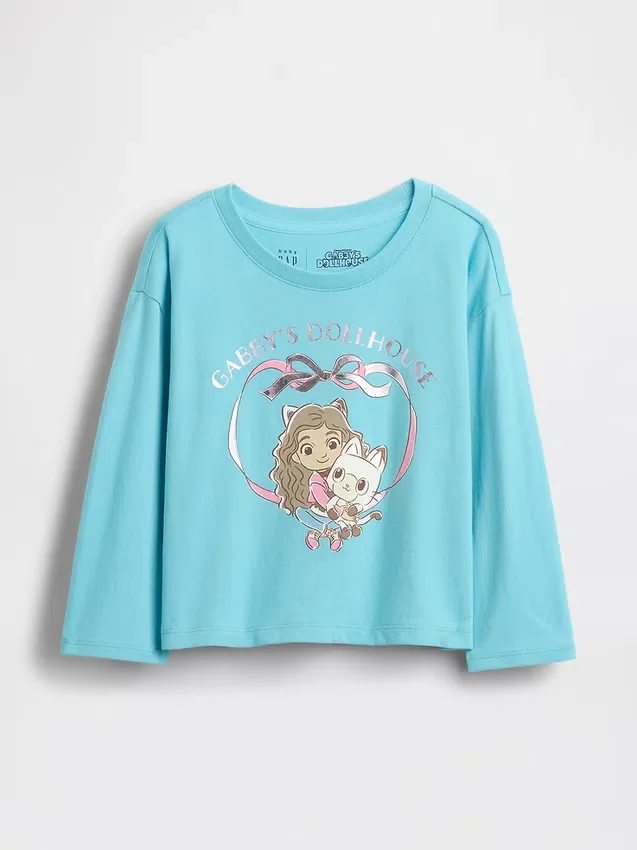 T-shirt met ‘Gabby’s Dollhouse’-print voor Baby & Peuter