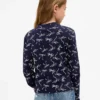 T-shirt met geribde kraag voor kinderen