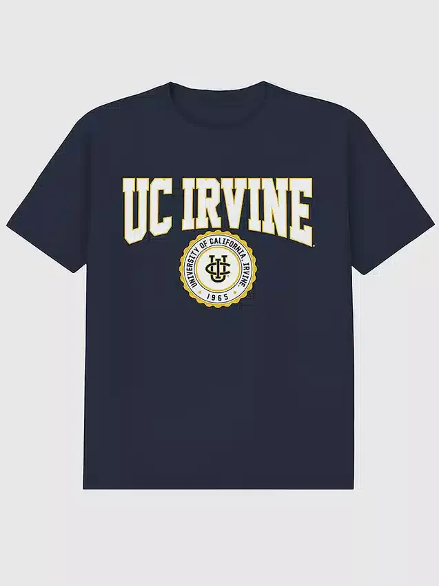 T-shirt met het universiteitszegel van de University of California Irvine