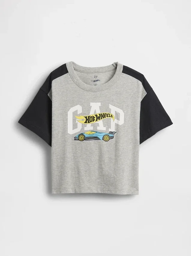 T-shirt met Hot Wheels-logo voor Baby & Peuter