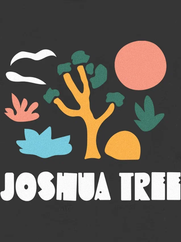T-shirt met 'Joshua Tree'-print voor peuters