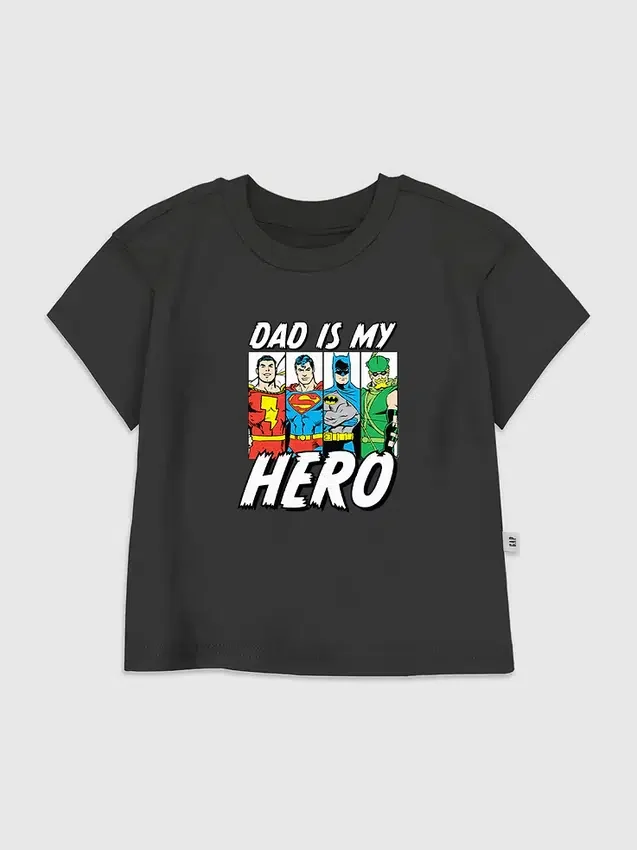 T-shirt met 'Justice League Hero Dad'-afbeelding voor peuters van DC Comics