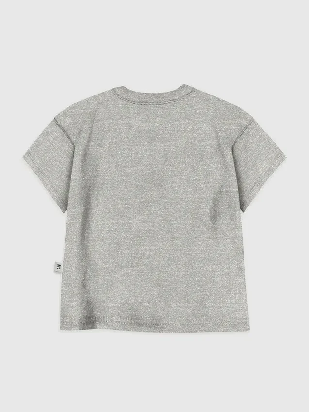 T-shirt met visprint voor peuters