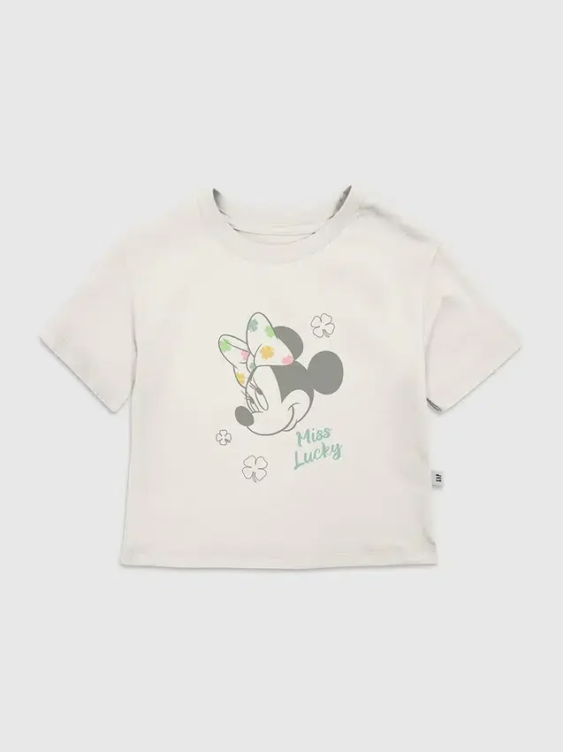T-shirt met Minnie Mouse ‘Miss Lucky’-afbeelding voor peuters