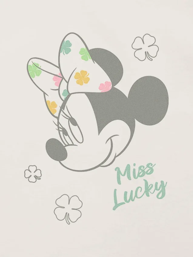 T-shirt met Minnie Mouse ‘Miss Lucky’-afbeelding voor peuters