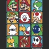 T-shirt met ‘Nintendo Character Box up’-afbeelding voor peuters