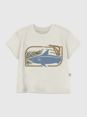 T-shirt met ‘Oceans Calling’-print voor peuters