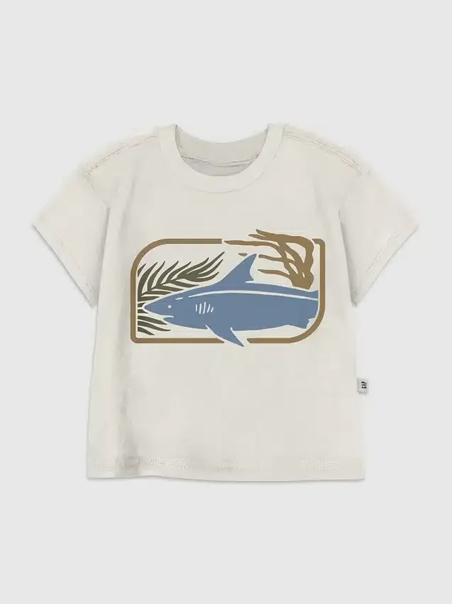 T-shirt met ‘Oceans Calling’-print voor peuters