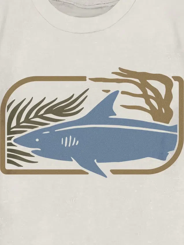 T-shirt met ‘Oceans Calling’-print voor peuters