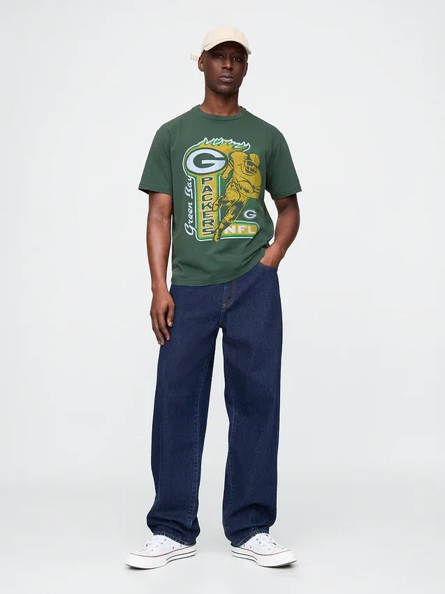 T-shirt met opdruk voor volwassenen: NFL Green Bay Packers