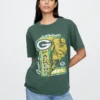 T-shirt met opdruk voor volwassenen: NFL Green Bay Packers