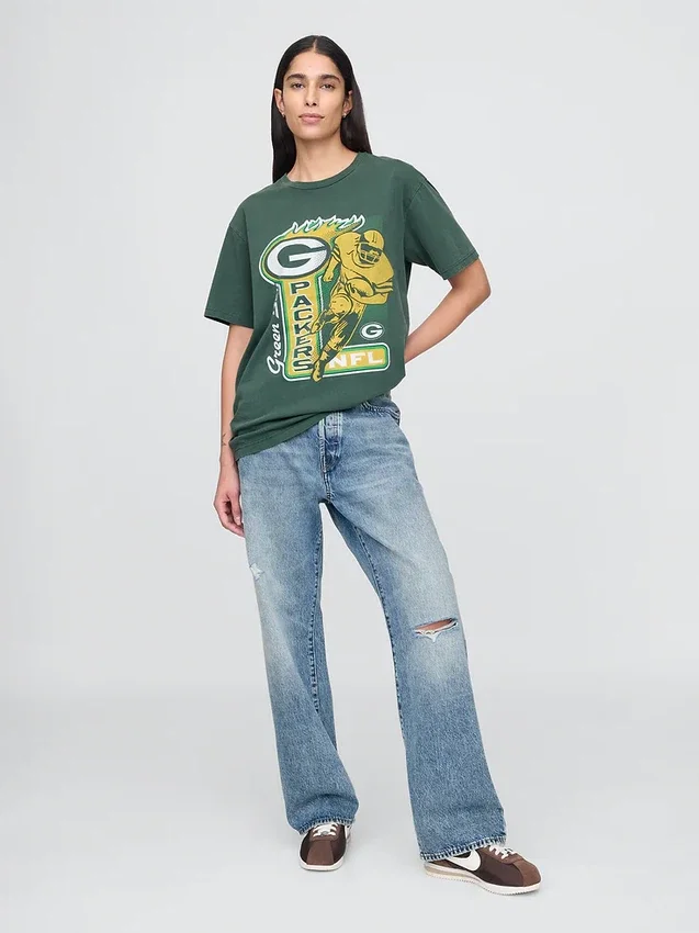 T-shirt met opdruk voor volwassenen: NFL Green Bay Packers