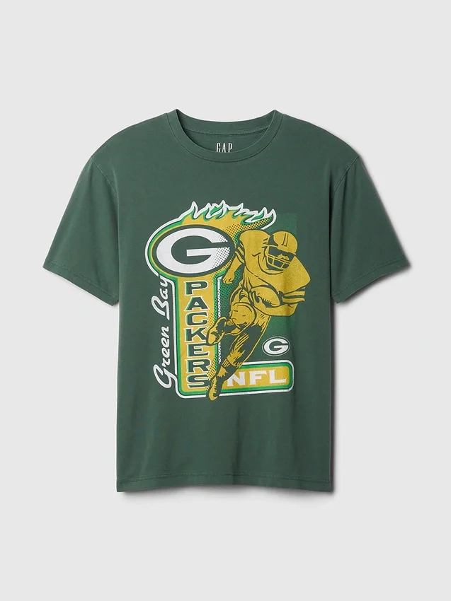 T-shirt met opdruk voor volwassenen: NFL Green Bay Packers