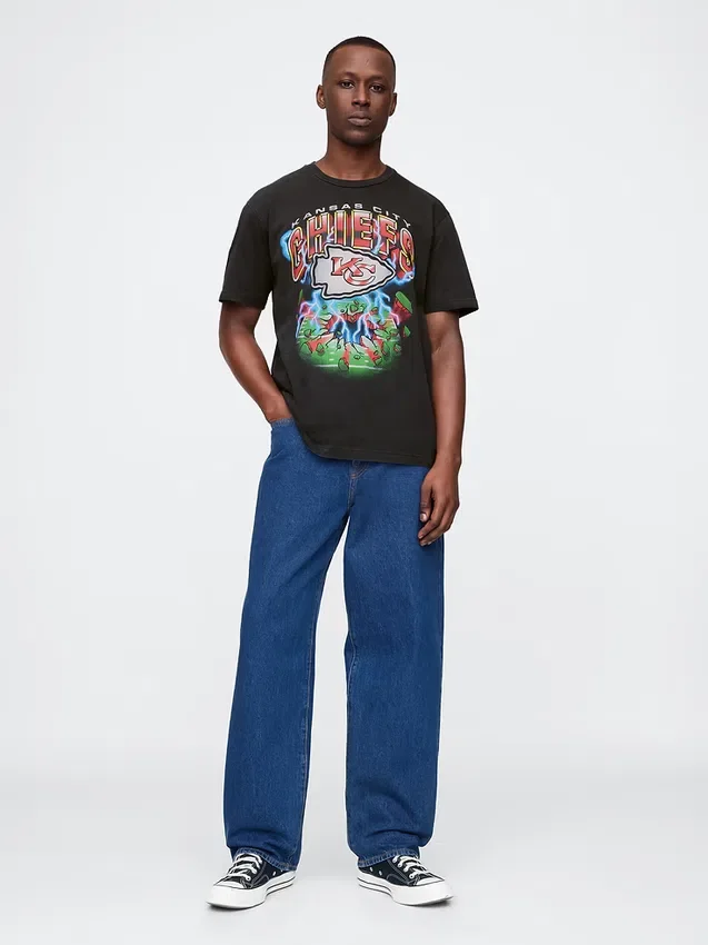 T-shirt met opdruk voor volwassenen: NFL Kansas City Chiefs