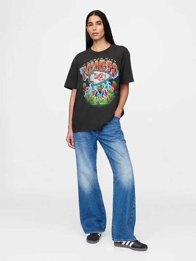T-shirt met opdruk voor volwassenen: NFL Kansas City Chiefs