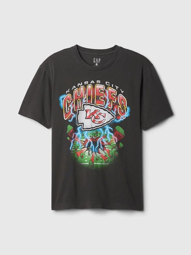 T-shirt met opdruk voor volwassenen: NFL Kansas City Chiefs