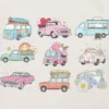 T-shirt met print 'Trucks and Cars' voor peuters