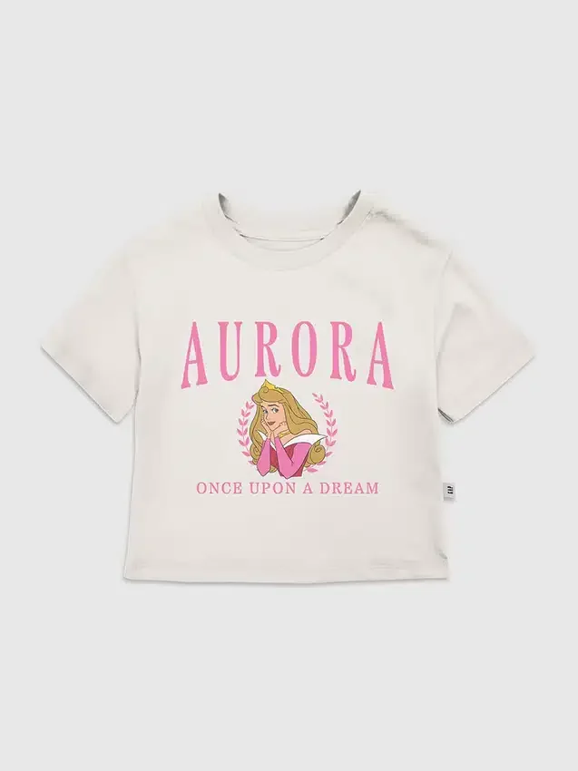 T-shirt met print voor peuters: Aurora Collegiate
