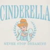 T-shirt met print voor peuters: Cinderella Collegiate