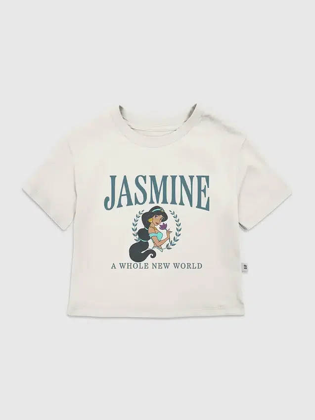 T-shirt met print voor peuters: Jasmine Collegiate
