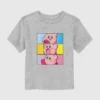 T-shirt met print voor peuters: Nintendo Kirby-panelen