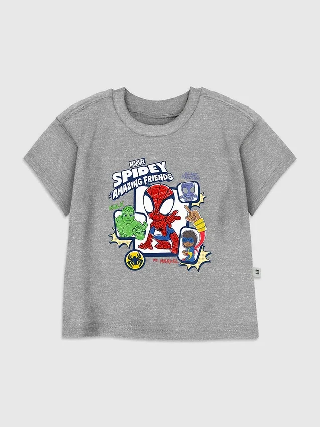 T-shirt met print voor peuters: Spidey and His Amazing Friends