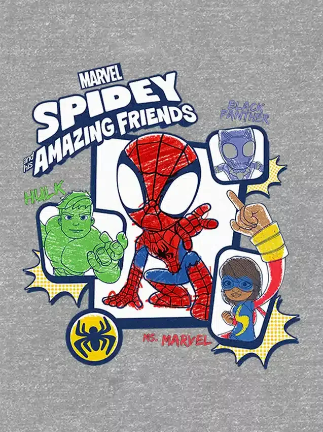 T-shirt met print voor peuters: Spidey and His Amazing Friends