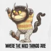T-shirt met print ‘Where the Wild Things Are’ voor peuters