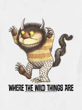 T-shirt met print ‘Where the Wild Things Are’ voor peuters