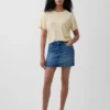 T-shirt met relaxte pasvorm van linnenmix